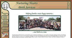 Desktop Screenshot of nurturingheartsbirthservices.com